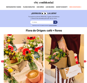 Flora de Origen: café + flores